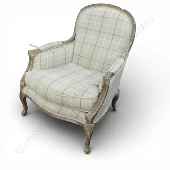 UPHOLSTERED BERGERE ARMCHAIR 