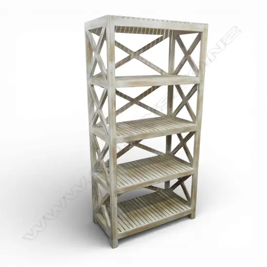N.Z. MODERN 4 TIER BOOK SHELF 900x450x1800mm