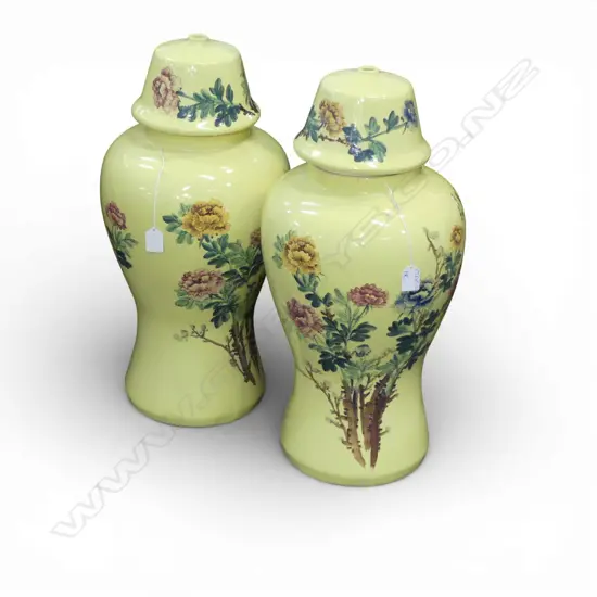 2 LARGE ORIENTAL LAMP BASES H.560mm