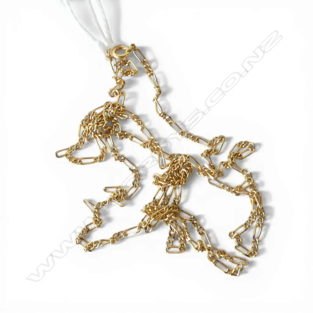 14CT YG CHAIN L.500mm 2gms Image 1++