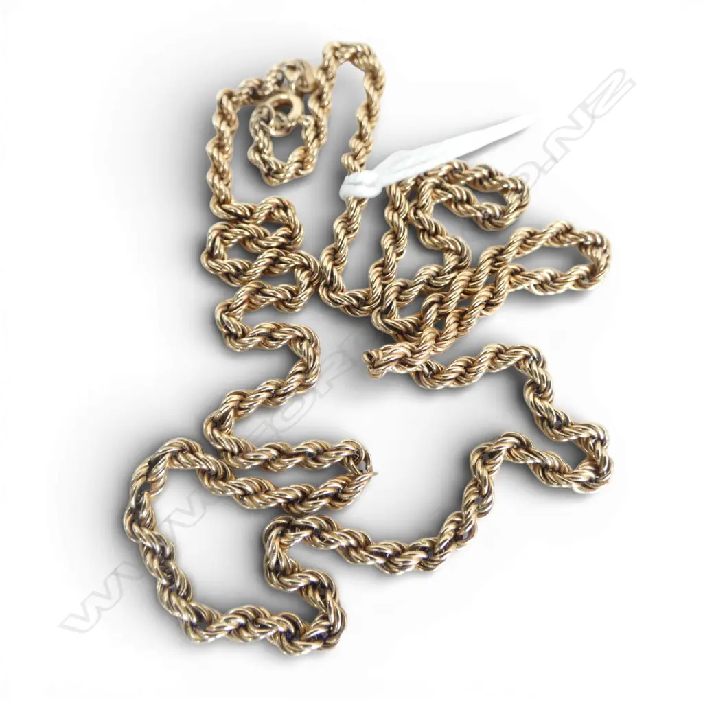9ct GOLD ROPE CHAIN, 3.06gm Image 1++