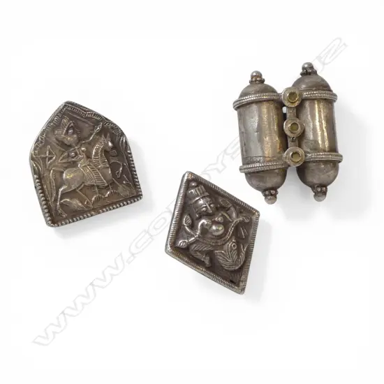 3 TIBETAN SILVER RINGS