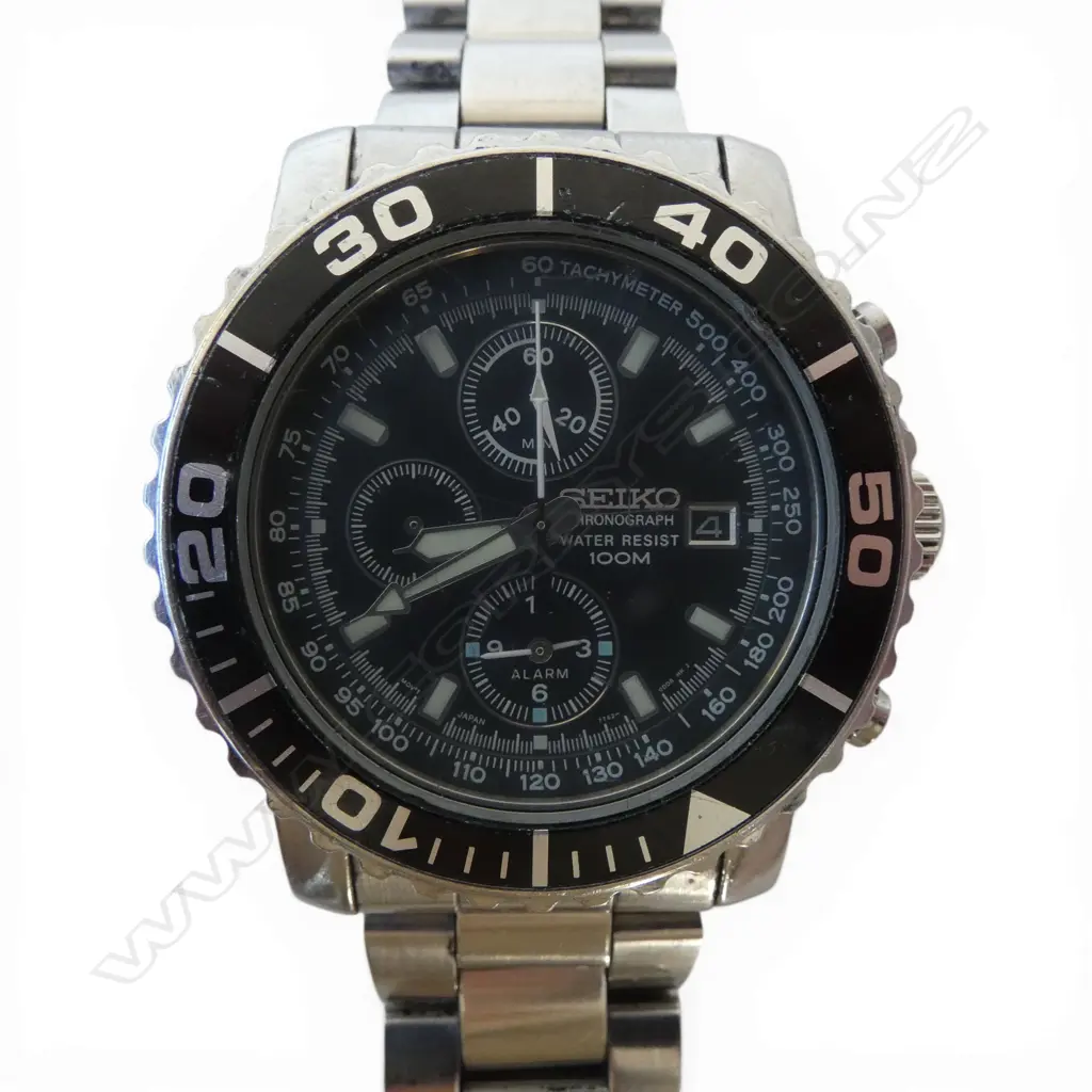 SEIKO CHRONOGRAPH WRIST WATCH, RUNNING Image 1++