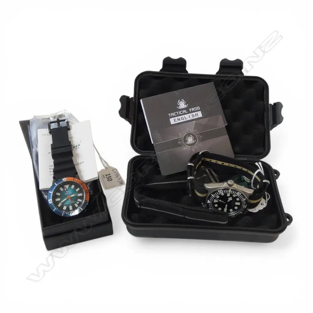 ONOLA AUTOMATIC WRIST WATCH, BOXED & RUNNING Image 1++