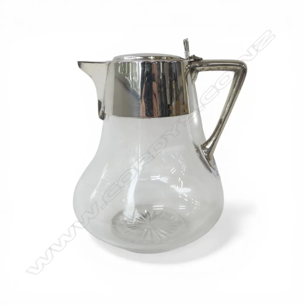 STG SILVER JUG, MAPPIN & WEBB LONDON 1905 H.175mm Image 1++