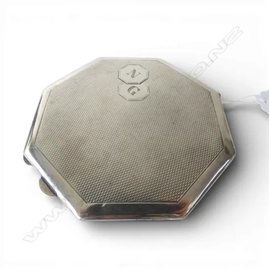 S/SILVER COMPACT BIRMINGHAM 1938 TOTAL WIEGHT 82GMS