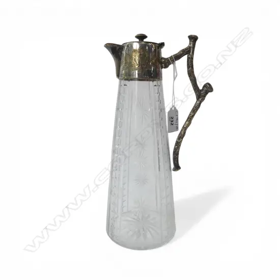 EP CRYSTAL CLARET JUG H.280mm