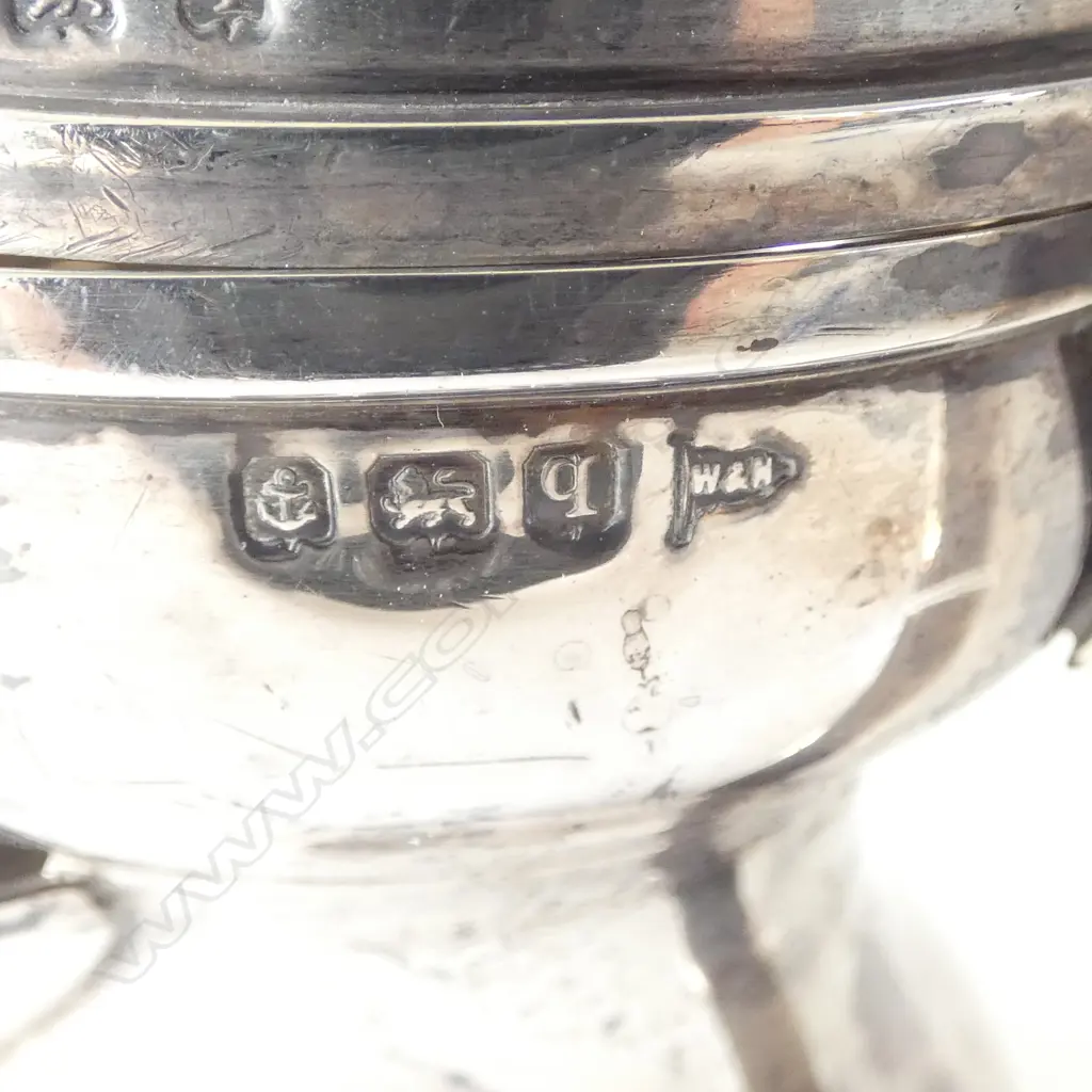 STG SILVER SHAVING MUG, B'HAM 1915 173gms Image 1++