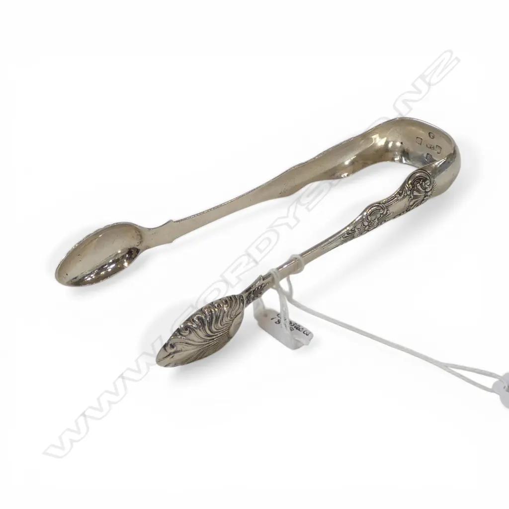 GLASGOW 1848 S/SILVER SUGAR TONGS 49GMS Image 1++