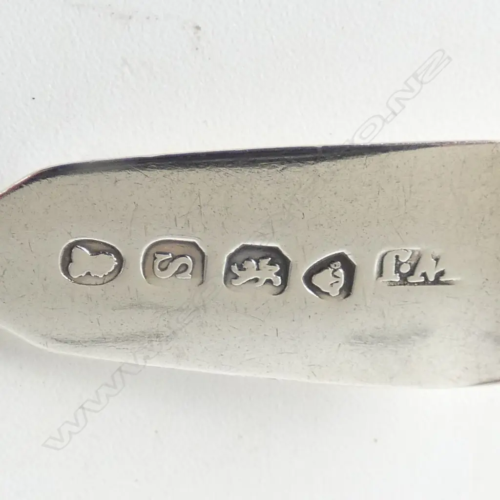 5 S/SILVER TEA SPOONS LONDON 1830 63GMS Image 1++