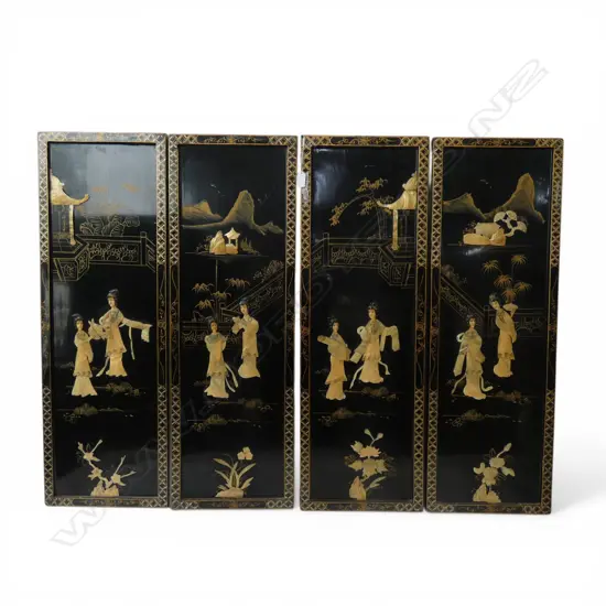 4 ORIENTAL PANELS, FAULTS 920x305mm