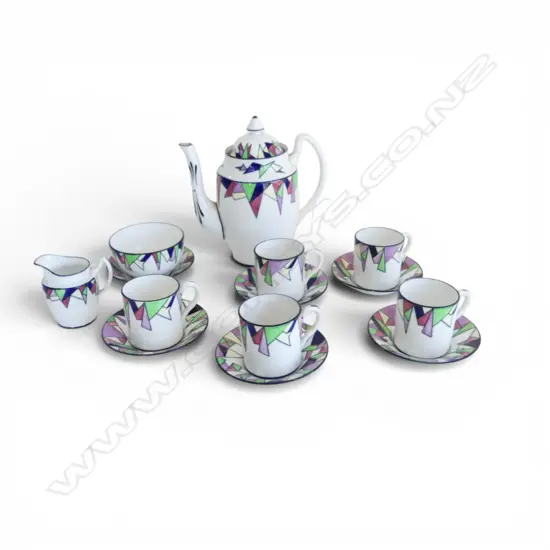 14 PCE DECO DEMITASSE SET