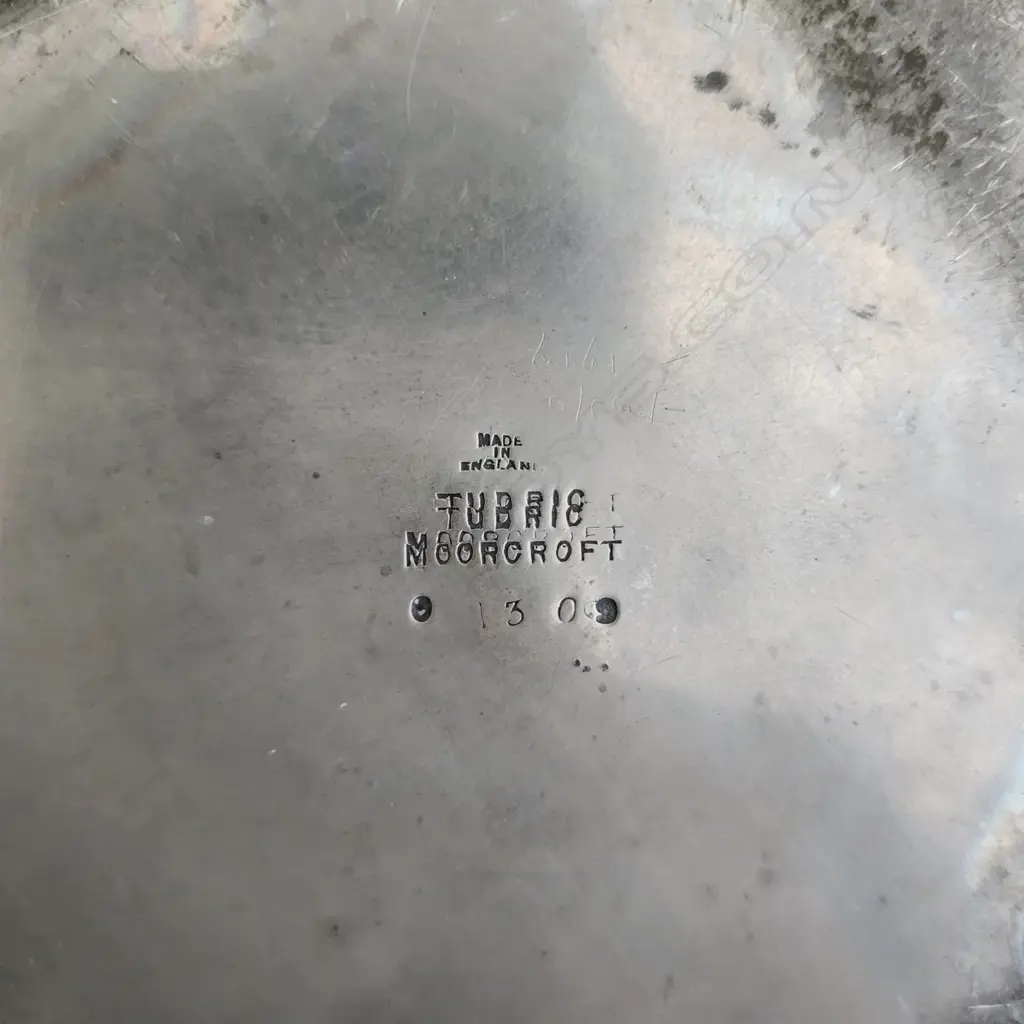 WILLIAM MOORCROFT POMEGRANATE BOWL, BASE STAMPED TUDRIC Image 1++