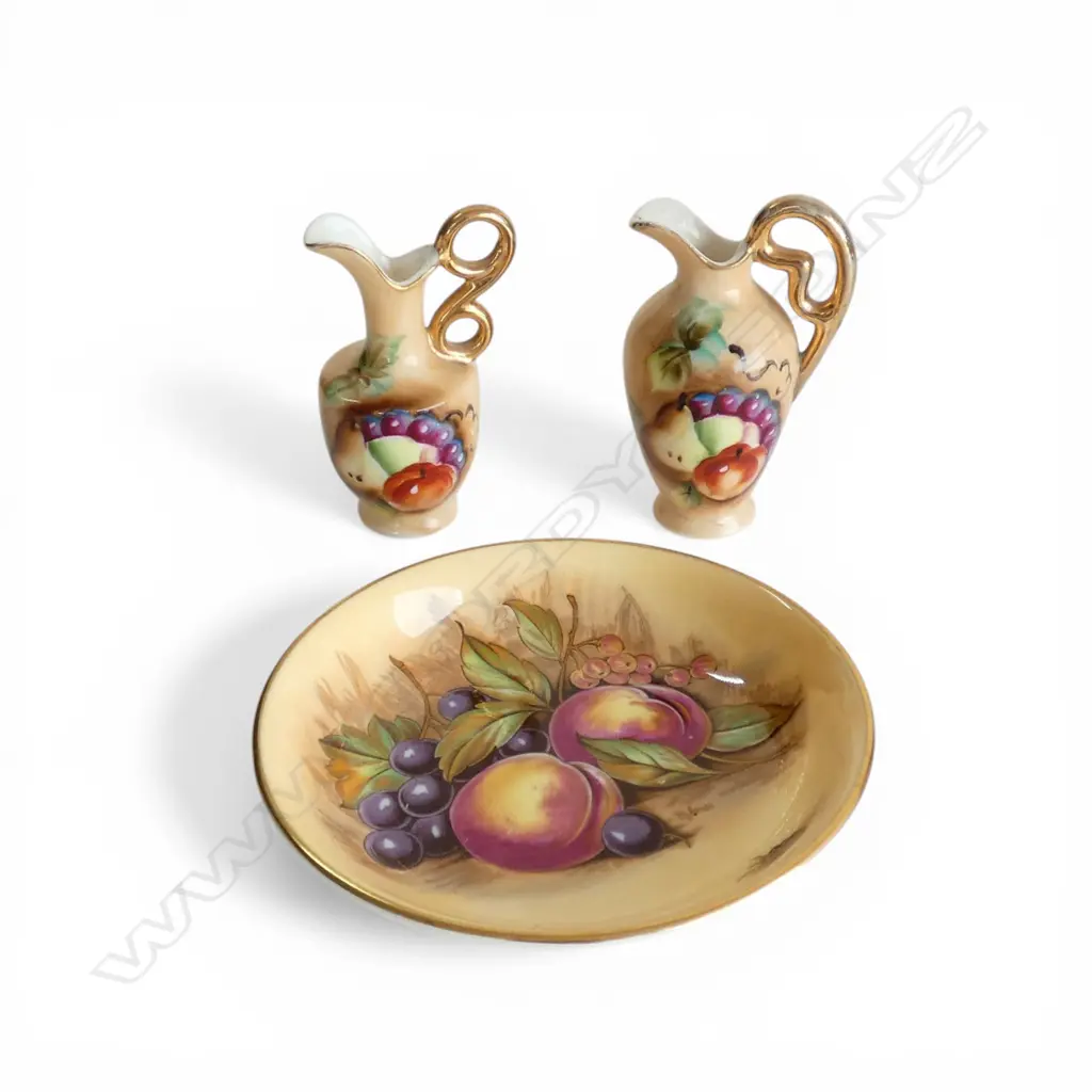 AYNSLEY PIN DISH + PR JUGS Image 1++