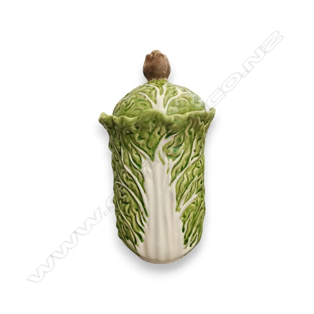 CERAMIC CABBAGE LEAF JAR 330 x 160 mm Image 1++