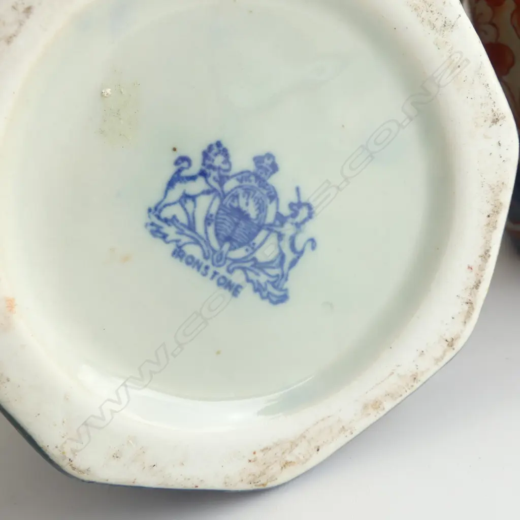 2 IMARI JUGS MARKED 'IRONSTONE' VERSO H.180mm Image 1++