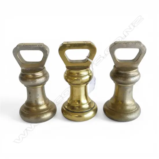 3 4Ib BRASS BELL WEIGHTS 