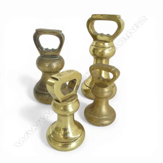 4 BRASS BELL WEIGHT 7Ib, 2x 2Ib & OTHER