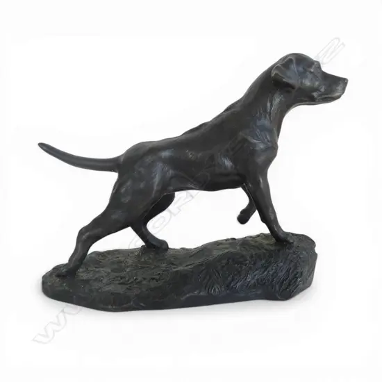 BRONZED RESIN LABRADOR H.120mm