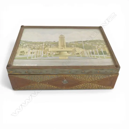 1940 Wellington 'THE CENTENNIAL EXHIBITION' box,