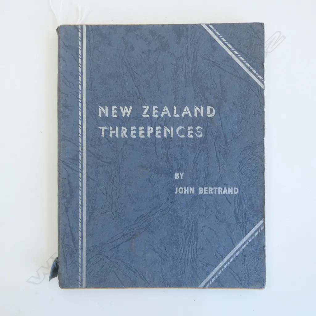 COMPLETE ALBUM of NZ 3d COINS from 1933 to 1957. Includes 1935. By J Bertrand Image 1++