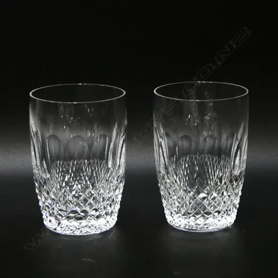 PR LARGE WATERFORD CRYSTAL VINTAGE TUMBLERS ‘COLLEEN’, H.105mm