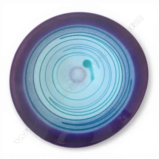 ART GLASS BOWL SIGNED HOTGLASS '93 410mm