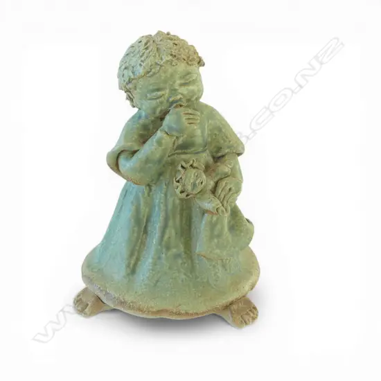 LEANNE ALLEN POTTERY GIRL FIGURINE H.150mm