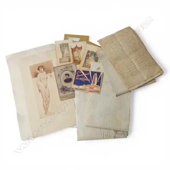 ASST. EPHEMERA; PARCHMENT DOCUMENTS ETC