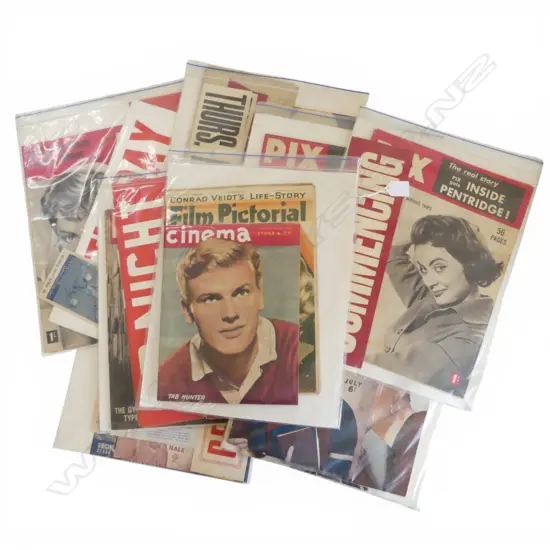 ASST. 1950s MOVIE MAGAZINES ETC