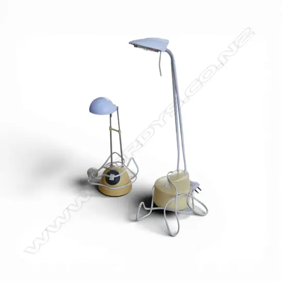 2 ADJUSTABLE TABLE LIGHTS H.510mm