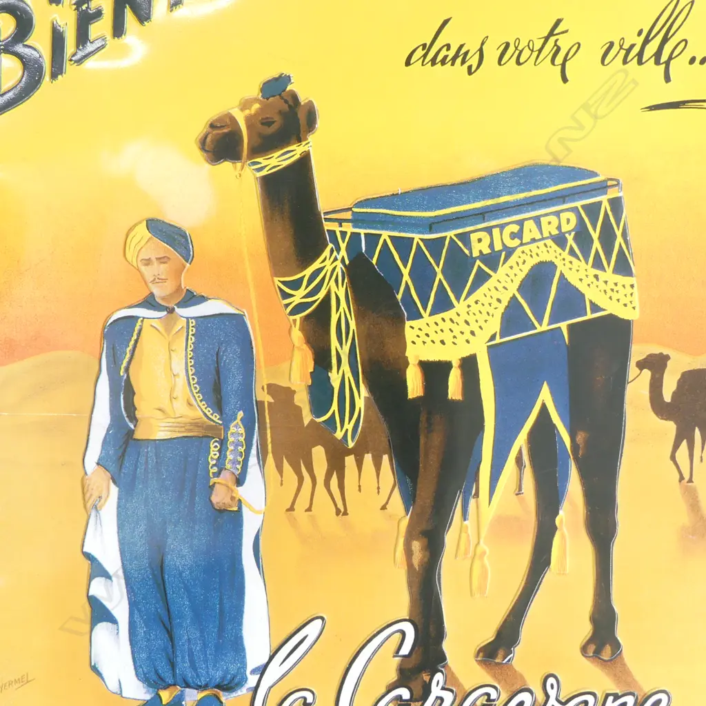 FRENCH  RICARD TIN SIGN, 600 X400 mm Image 1++