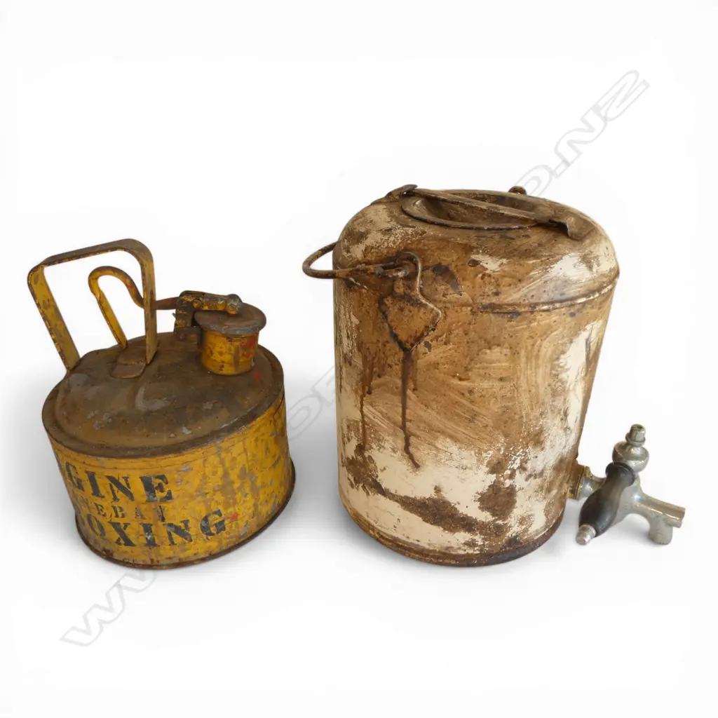 2 VINTAGE CONTAINERS H.280mm Image 1++