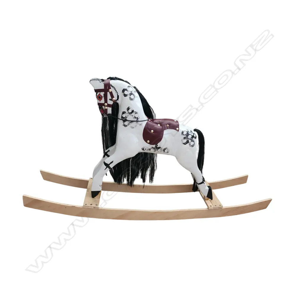 WOODEN ROCKING HORSE 510 x 800 mm Image 1++