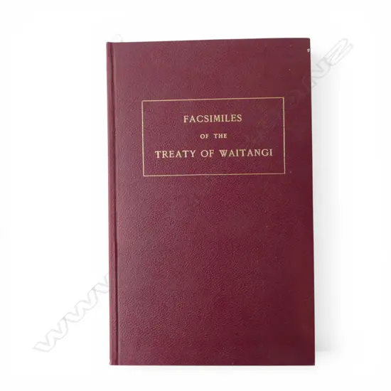 FACSIMILES OF THE DECLARATION OF INDEPENDENCE AND THE TREATY OF WAITANGI 1960
