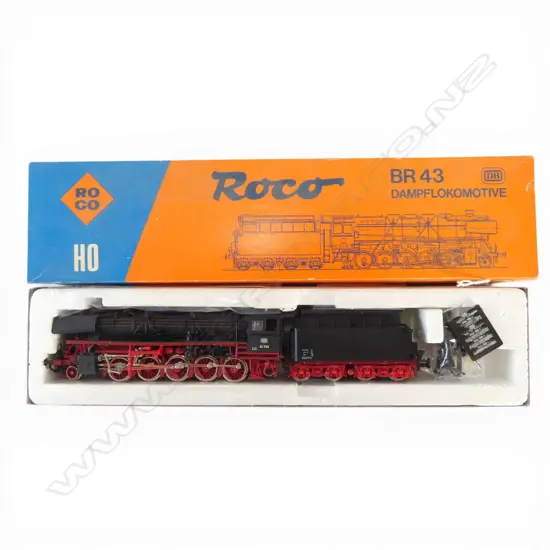 BOXED ROCO HO DB STEAM LOCOMOTIVE & TENDER BR 43 1133 04126A