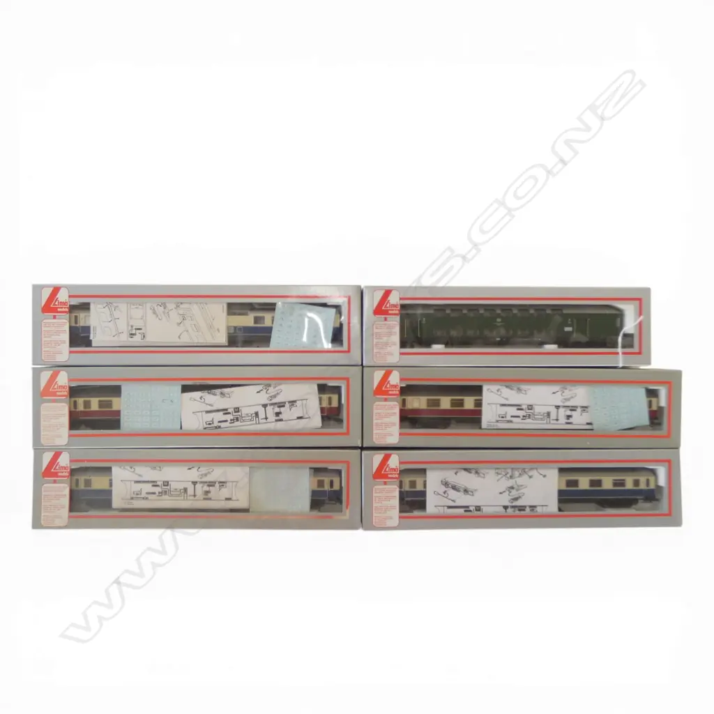 6 BOXED LIMA HO DB COACHES ... Image 1++
