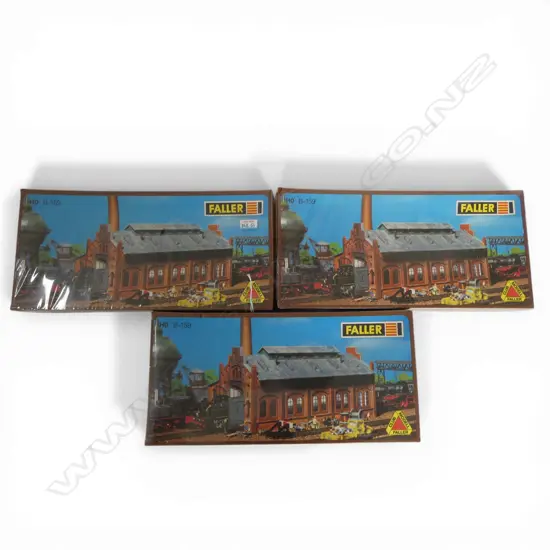 3 BOXED FALLER HO B-159 MODEL KITS