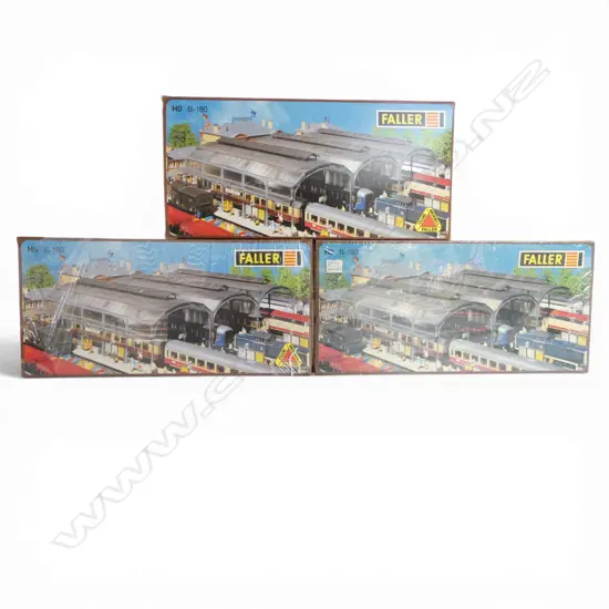 3 BOXED FALLER HO B-180 MODEL KITS
