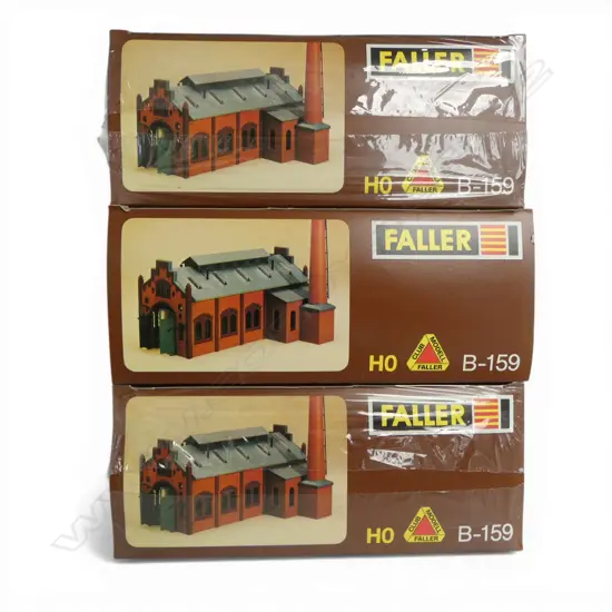 3 BOXED FALLER HO B-159 MODEL KITS