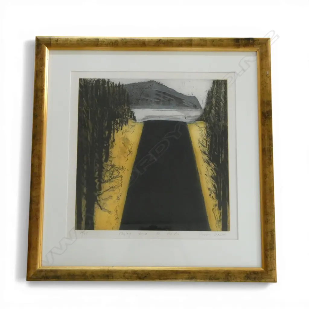 PERRY DAVIES, FLYING DOWN TO PIO PIO, COLOURED ETCHING. 19/45, 450 X 440MM Image 1++