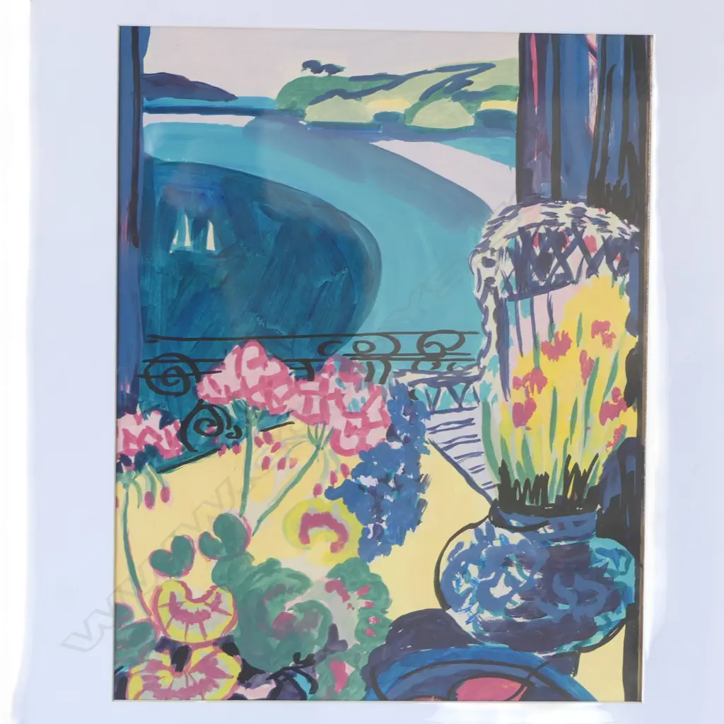 KAREL BURROWS FRAMED ART PRINT, 230 X 190mm Image 1++