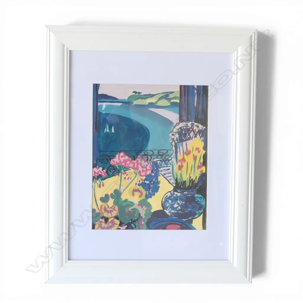 KAREL BURROWS FRAMED ART PRINT, 230 X 190mm Image 1++