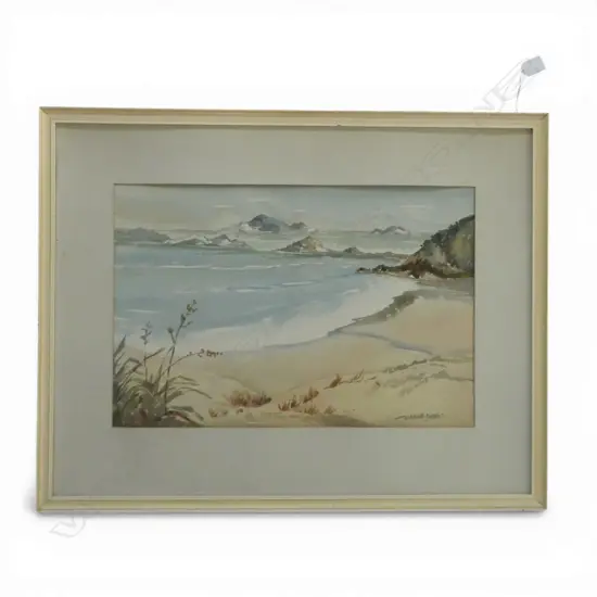 BIRCHNELL DELPH, COASTAL SCENE, WATERCOLOUR, 350x510mm