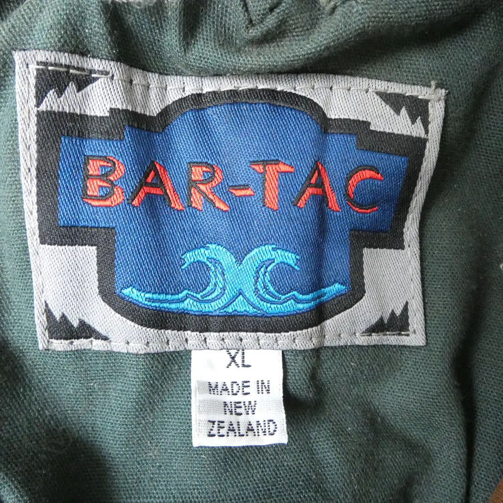 OIL SKIN JACKET BY BAR-TAC NZ SIZE XL Image 1++