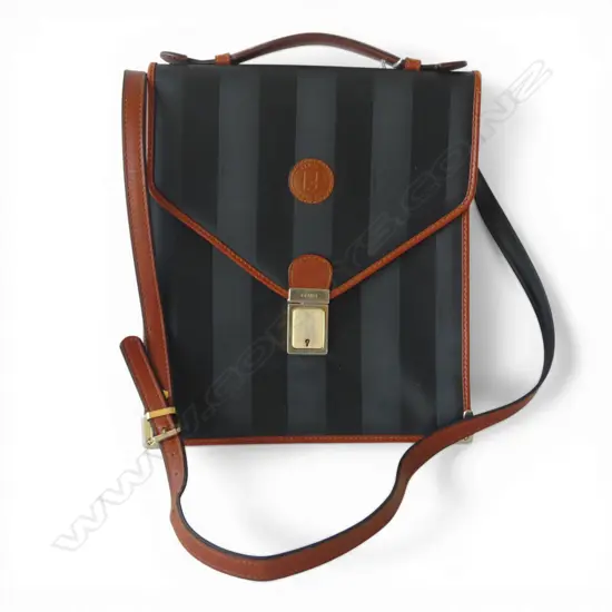 VINTAGE FENDI CARTELLA BAG 300x260mm