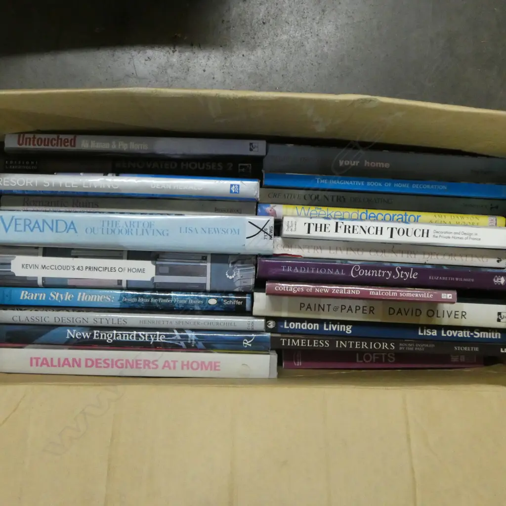 ASST. BOOKS; INTERIOR DESIGN INTEREST Image 1++