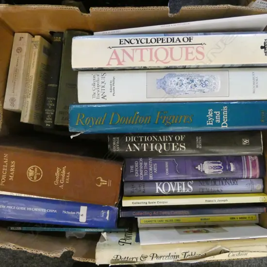 ASST. BOOKS; ANTIQUES REFERENCE