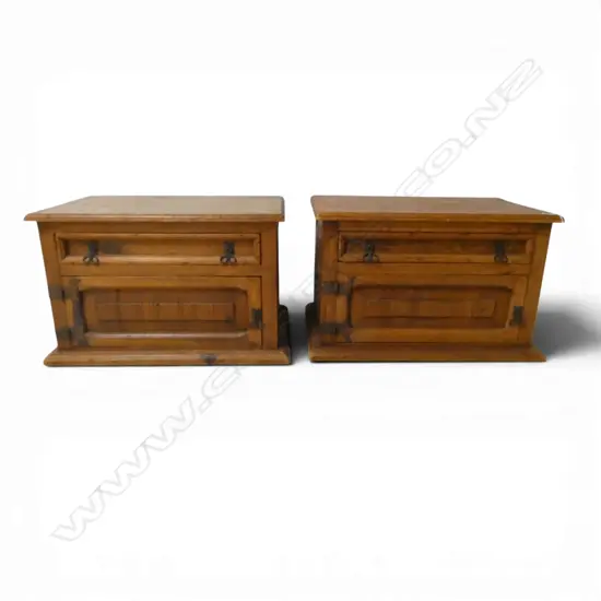 PR BEDSIDE CABINETS 630x400x400mm RECYCLED TIMBER