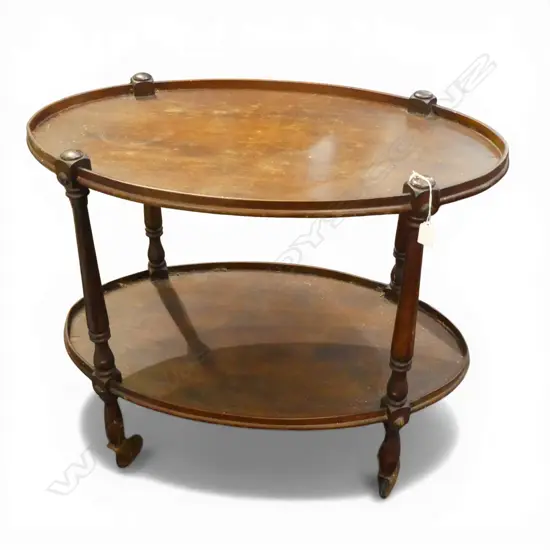 OVAL TEA TROLLEY 780x470x660mm